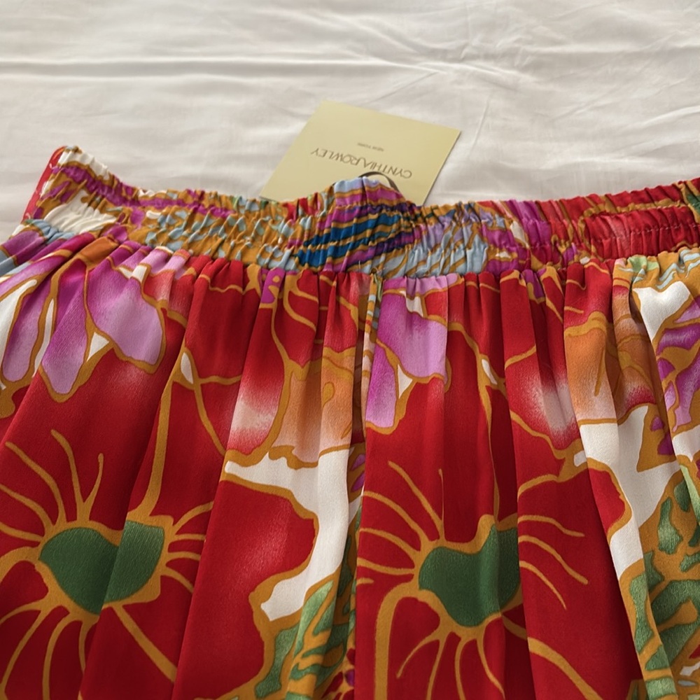 Cynthia Rowley Multicolor Floral Trousers - Picture 7 of 7
